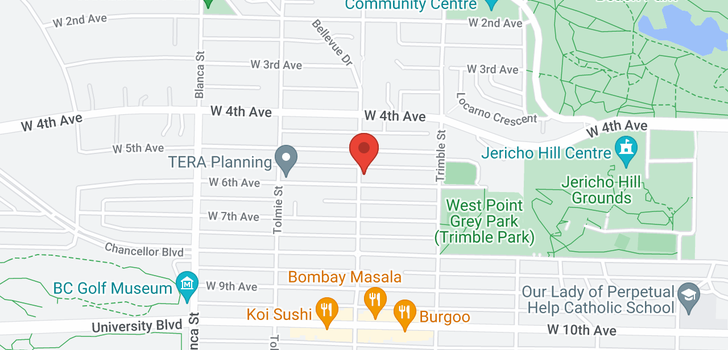 map of 4497 W 6TH AVENUE